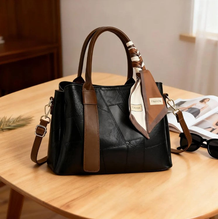 Handmade Leather Tote Bag - Stylish and Spacious