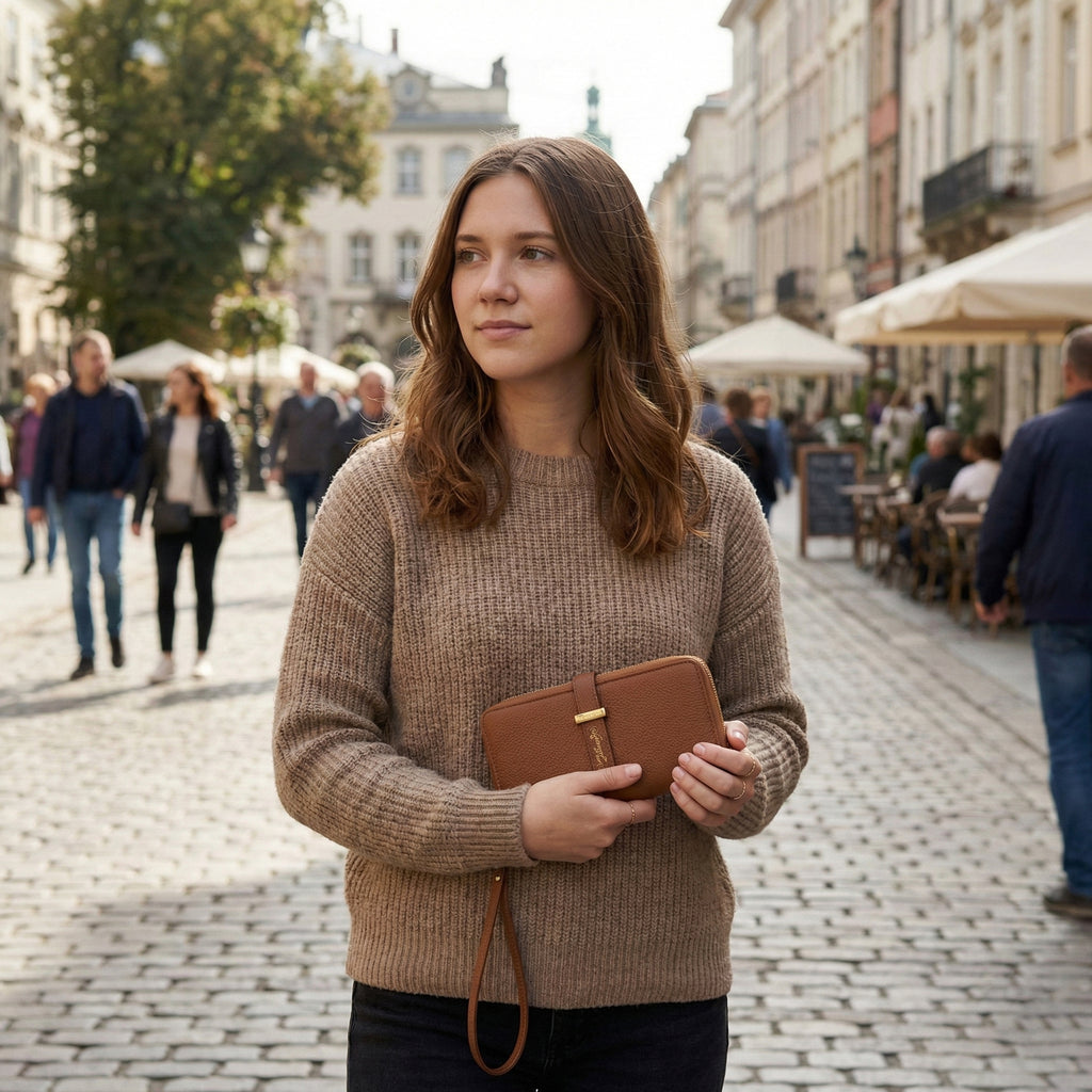 HAVENGOTT Classic Saddle Brown Continental Wallet