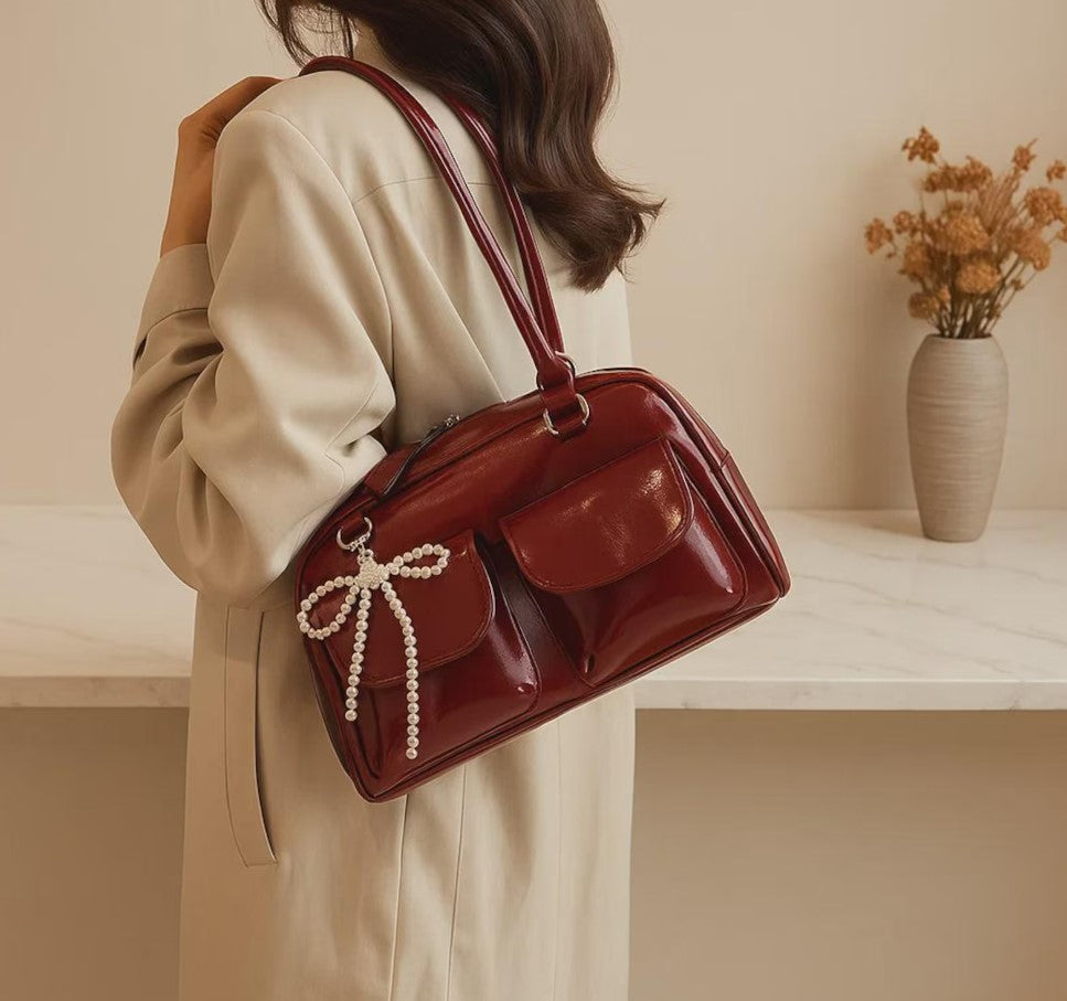 Bow Shoulder Bag – Trendy Korean Style