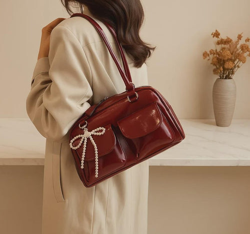 Bow Shoulder Bag – Trendy Korean Style