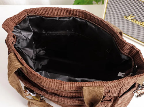 Handmade Corduroy Bag Crossbody Bag