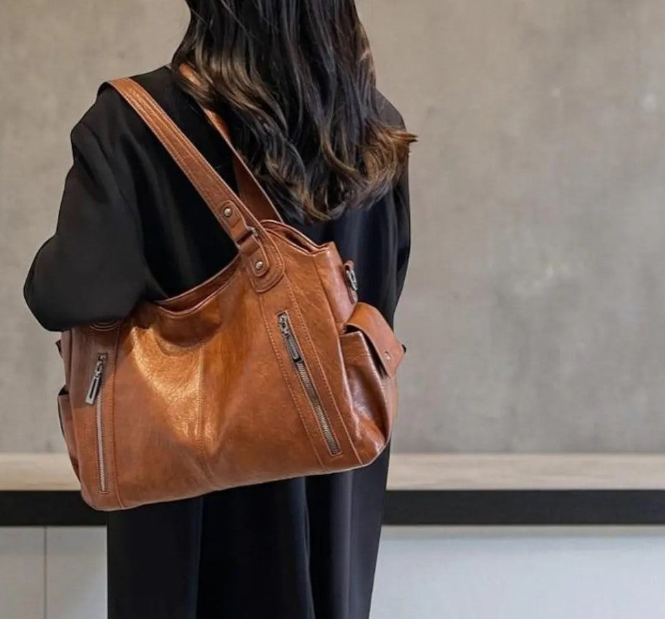 Women Large Leather Tote Bag