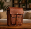 Handmade Vintage Leather Crossbody Bag
