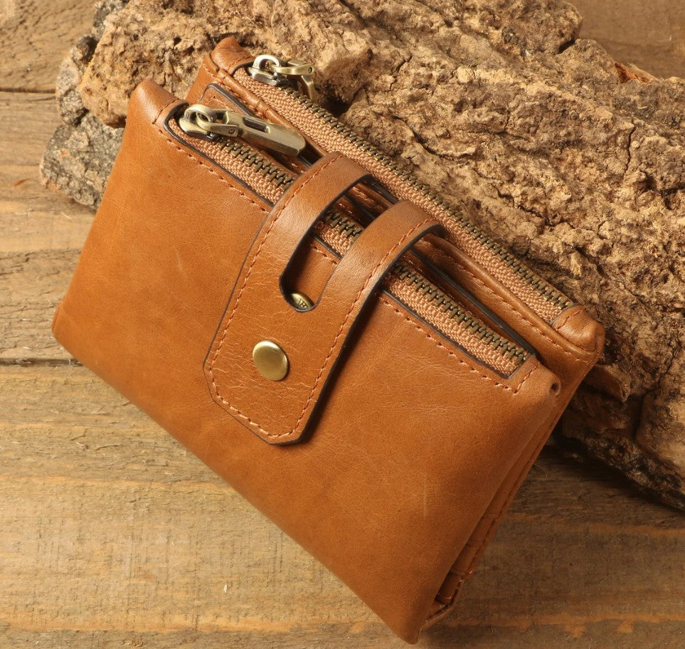 Leather RFID Wallet: Engraved Bifold Wallet