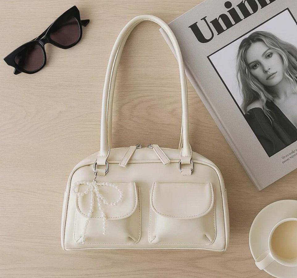 Bow Shoulder Bag – Trendy Korean Style