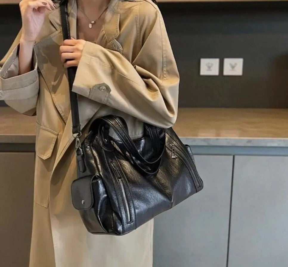 Women Large Leather Tote Bag