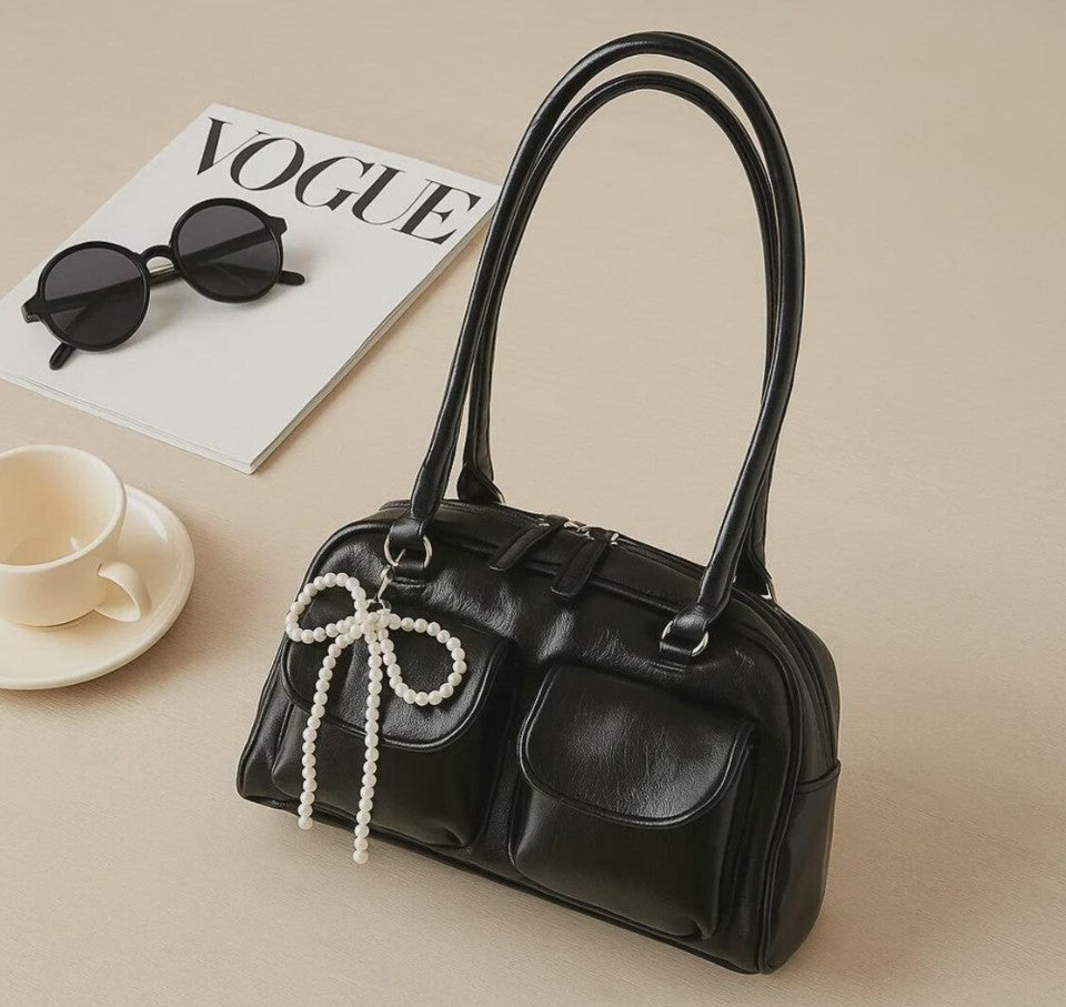 Bow Shoulder Bag – Trendy Korean Style