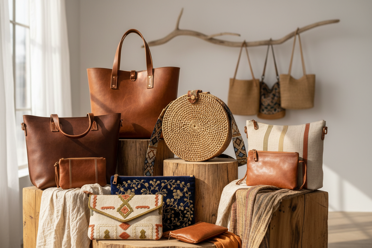 women custom handmade bags 